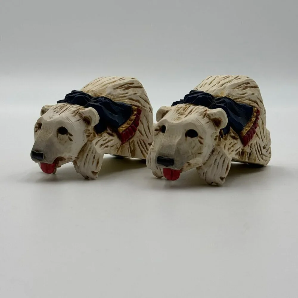 David Frykman Figurines by Frykman Polar Bear with Scarf Shelf Sitter 2.25